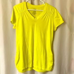 Yellow V-Neck T-Shirt
